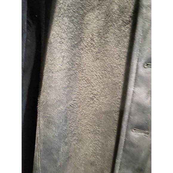 Men’s Claiborne Black Suede Look.  Polyester Jacket Size XL  Pre.owned - Picture 6 of 7